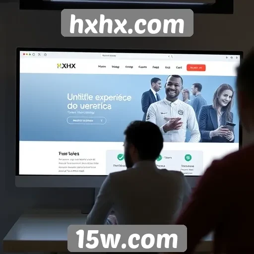 Avaliação da experiência do usuário em hxhx.com